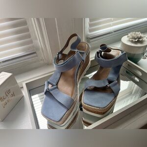 Marc Fisher wedge sandals